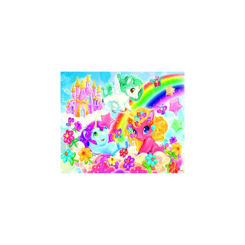 PUZZLE UNICORNI MAGICI, 2x12 PIESE