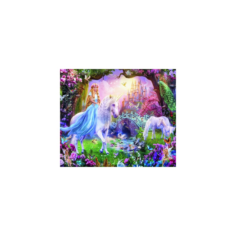 PUZZLE ZANA SI UNICORN, 100 PIESE image 1