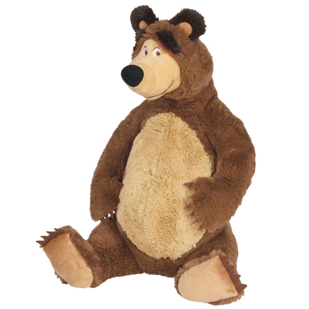 Jucarie de plus Simba Masha and the Bear, Bean Bag Bear sezand 25 cm