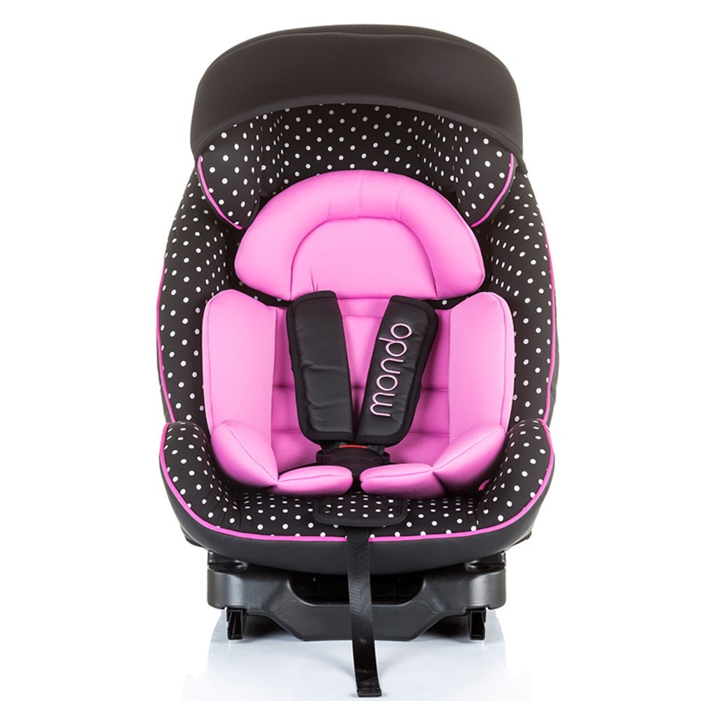 Scaun auto Chipolino Mondo 0-25 kg rose cu sistem Isofix image 3