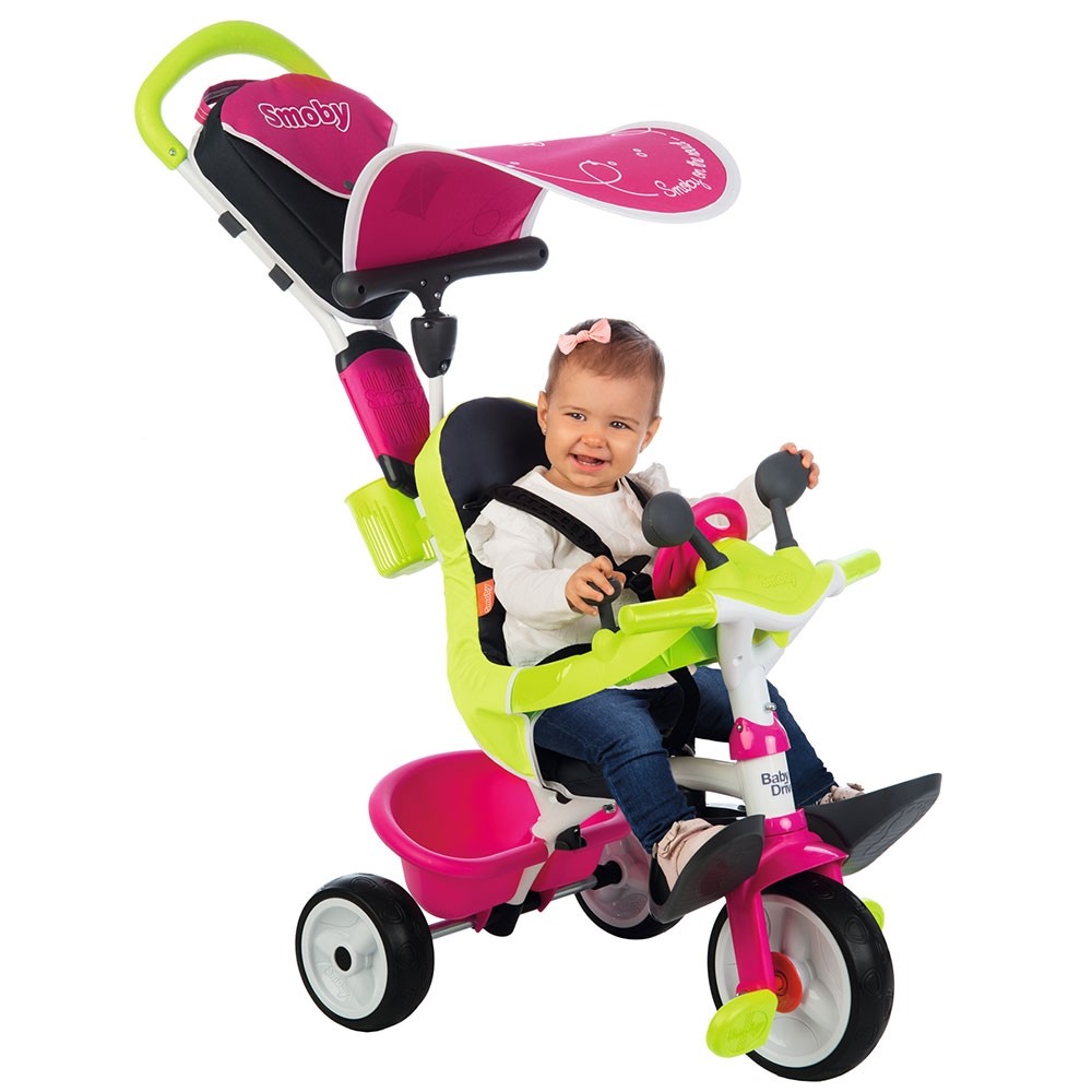 Tricicleta Smoby Baby Driver Comfort pink image 10