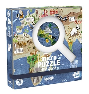 Micro puzzle Londji-600 piese, continente image 1