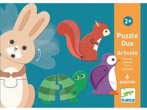 Puzzle duo mobil animale Djeco