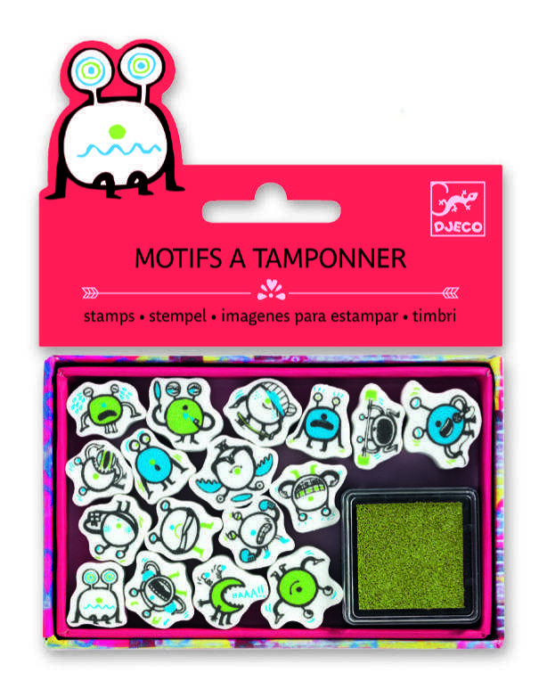 Set stampile Djeco, emoticons