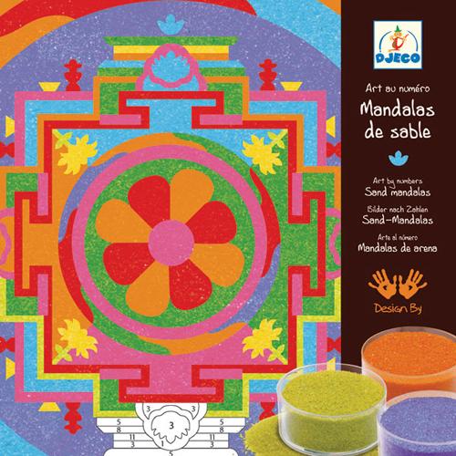 Joc cu nisip colorat Djeco Mandala tibetana image 1