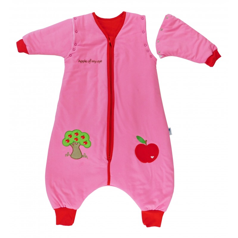 Sac de dormit cu picioruse si maneca lunga detasabila Apple of my eye 2-3 ani 2.5 Tog image 2