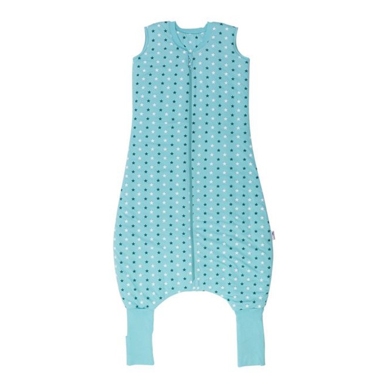 Sac de dormit cu picioruse si talpa antiderapanta Teal Stars 5-6 ani 2.5 Tog