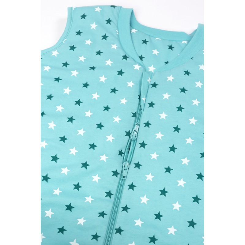 Sac de dormit cu picioruse si talpa antiderapanta Teal Stars 5-6 ani 2.5 Tog image 1