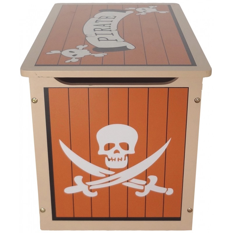 Ladita din lemn pentru depozitare jucarii Brown Treasure Chest image 1