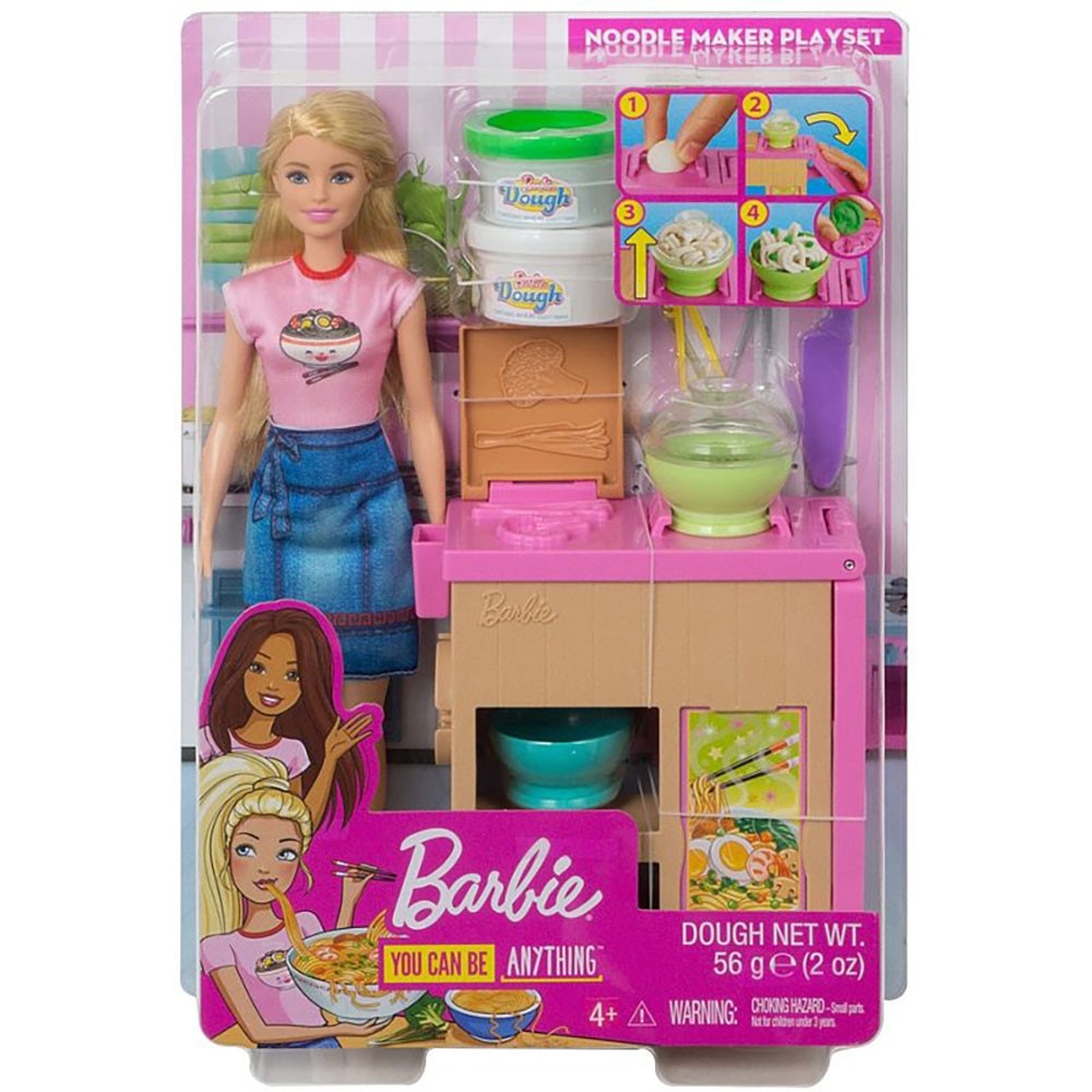 Set Barbie by Mattel Cooking and Baking Pregateste noodles cu papusa si accesorii image 5