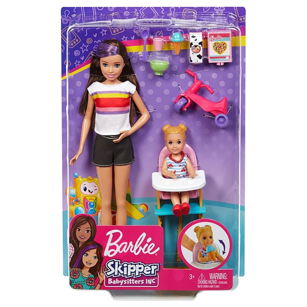 Set Barbie by Mattel Family Skipper Mamica si bebelus image 1