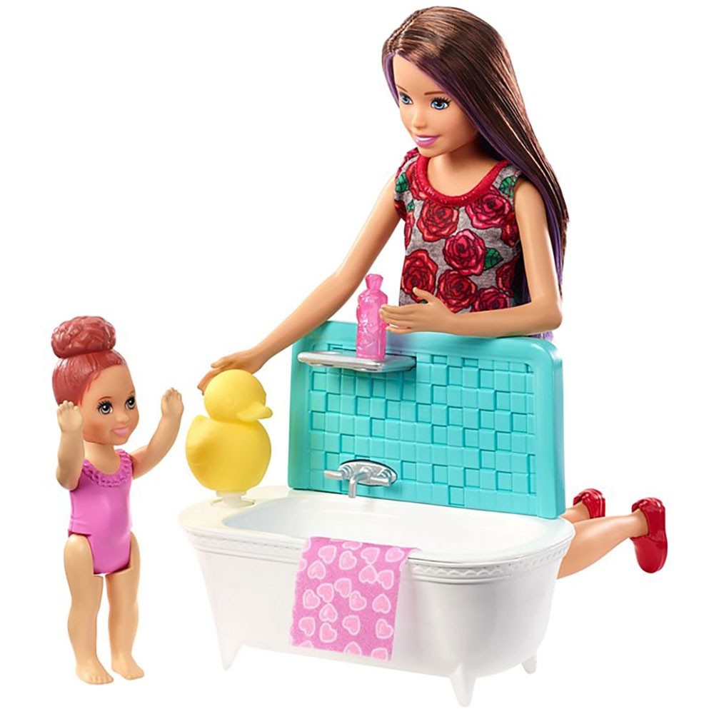 Set Barbie by Mattel Family Skipper Babysitter