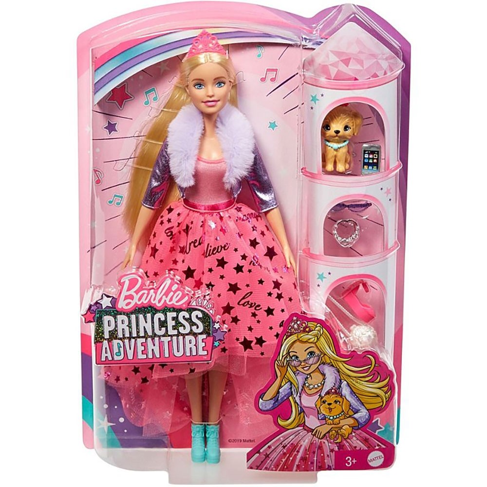 Papusa Barbie by Mattel Modern Princess Theme cu accesorii image 5