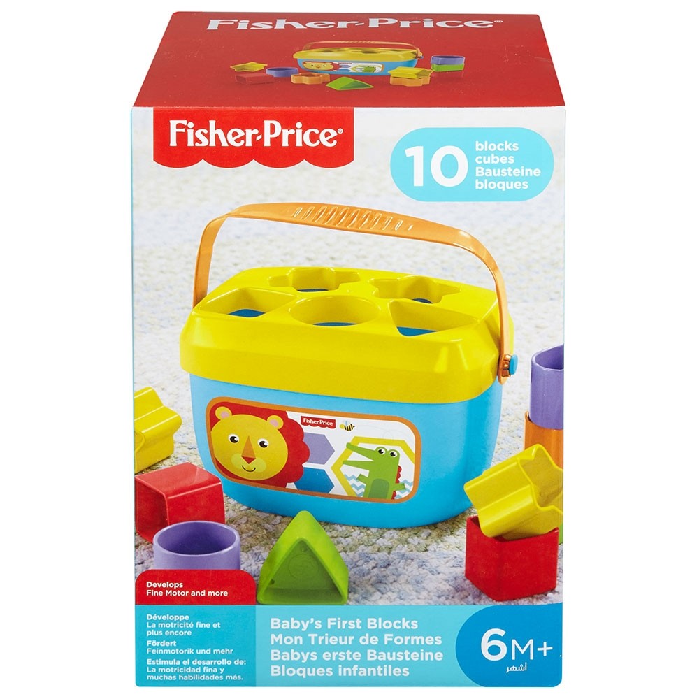 Jucarie cu sortator Fisher Price by Mattel Infant Primele cuburi image 1