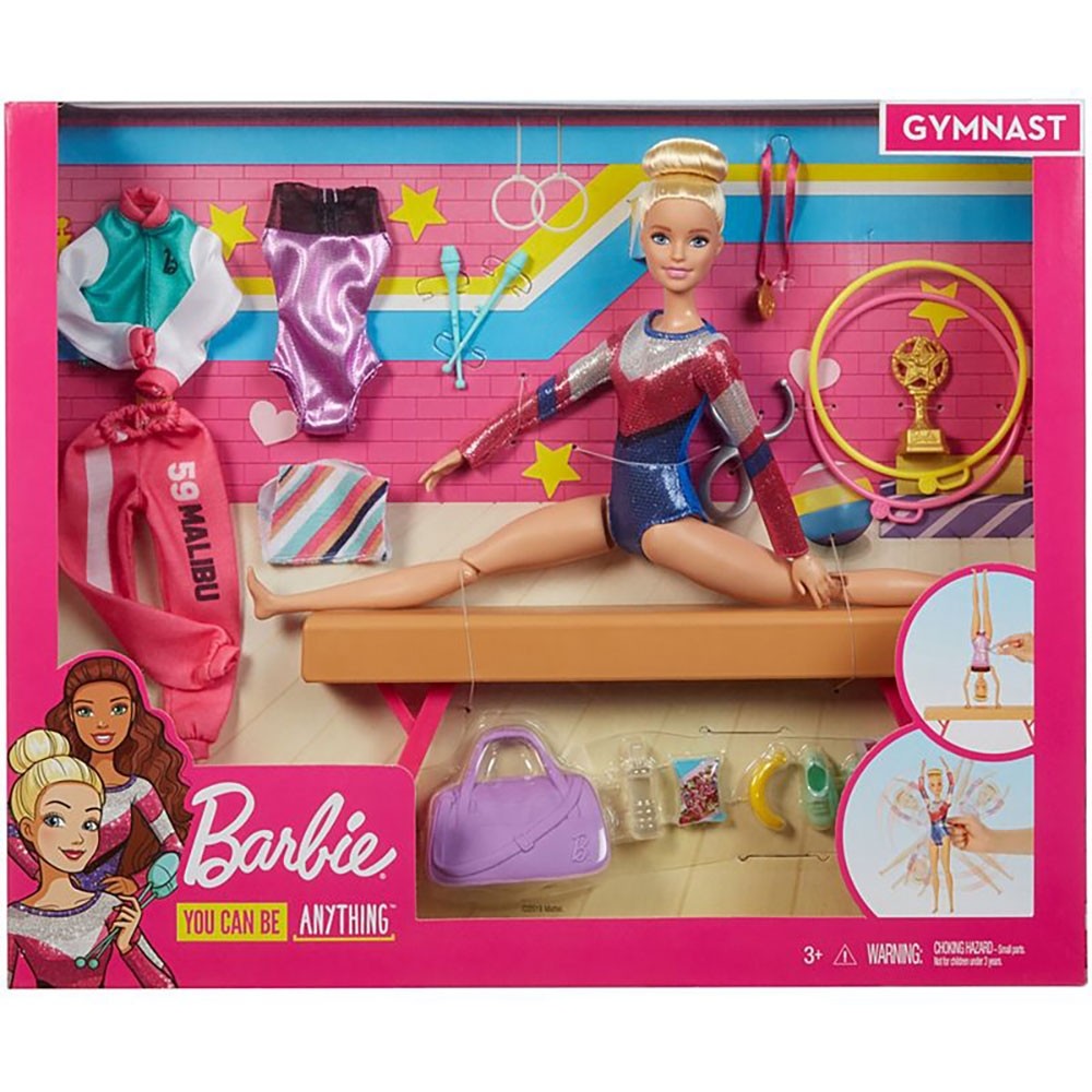 Set Barbie by Mattel Careers Gimnasta image 1