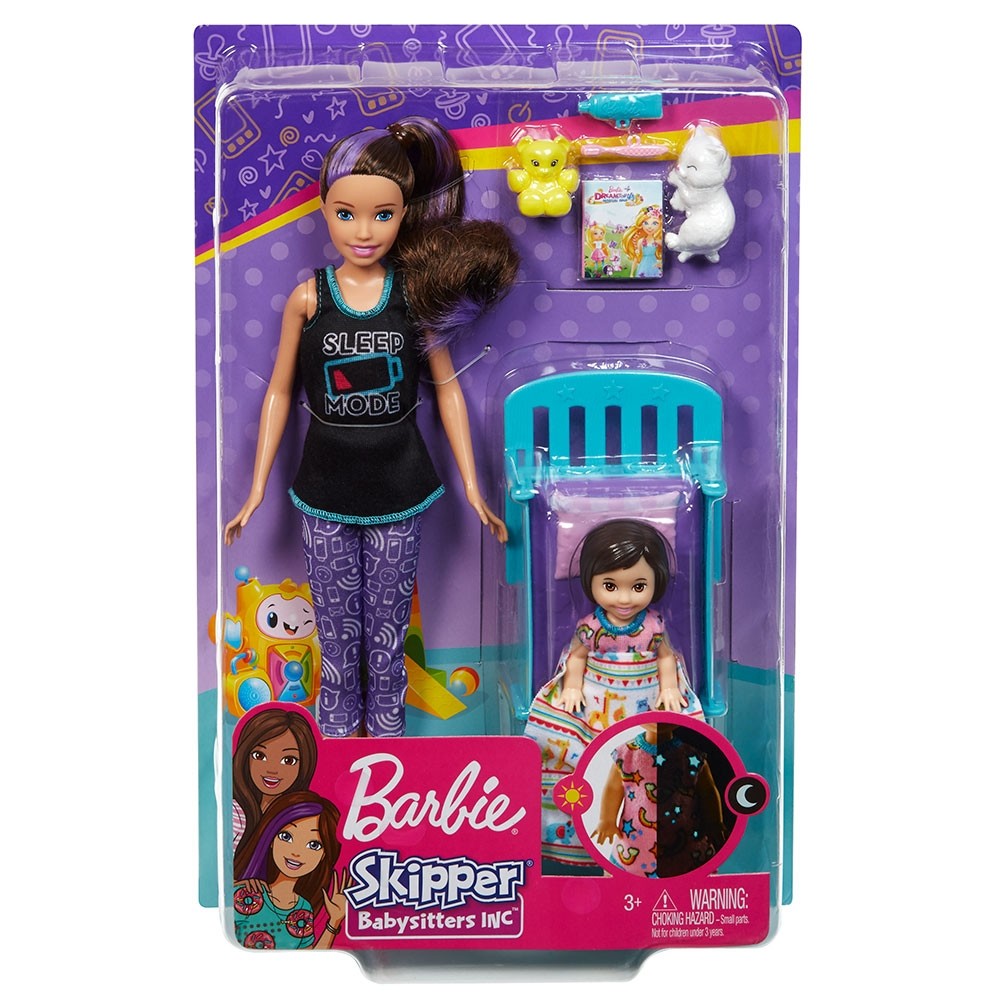 Set Barbie by Mattel Family Skipper Mergem la nani image 1