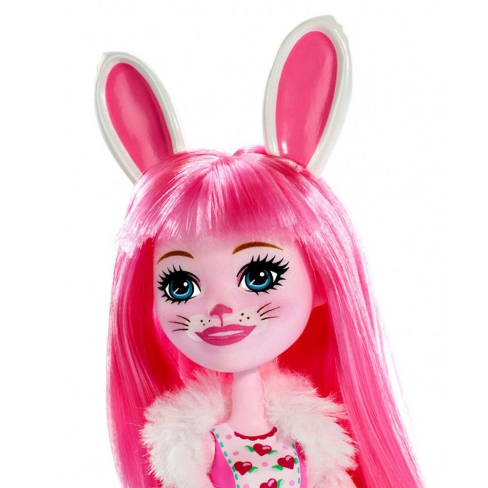 Papusa Enchantimals by Mattel Bree Bunny cu figurina image 3