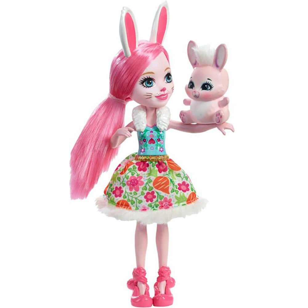 Papusa Enchantimals by Mattel Bree Bunny cu figurina image 6