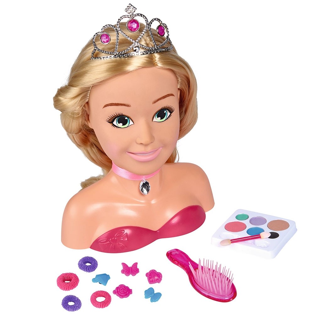 Bust papusa Simba Steffi Love Princess Styling Head cu accesorii