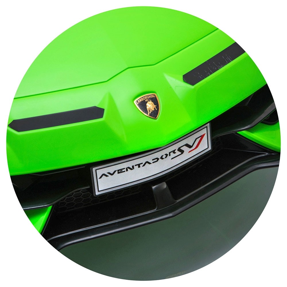 Masinuta electrica Chipolino Lamborghini Aventador SVJ green cu roti EVA image 5