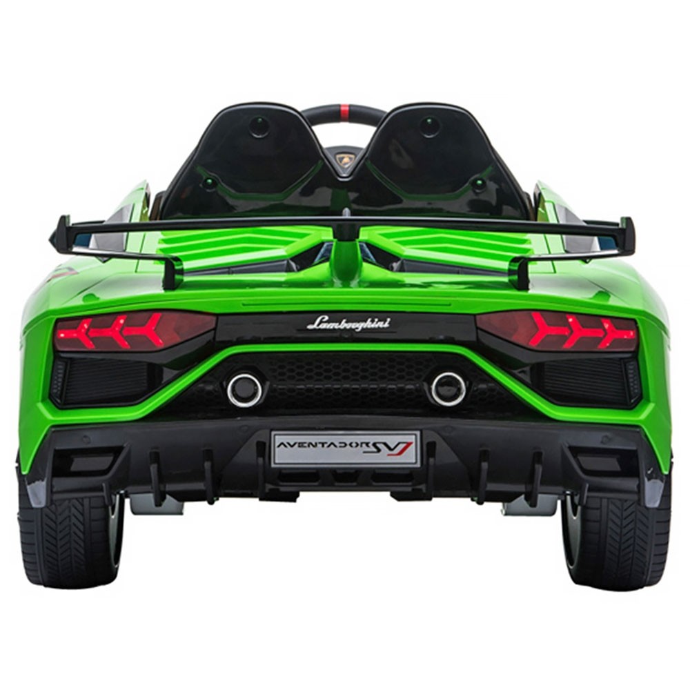 Masinuta electrica Chipolino Lamborghini Aventador SVJ green cu roti EVA image 8