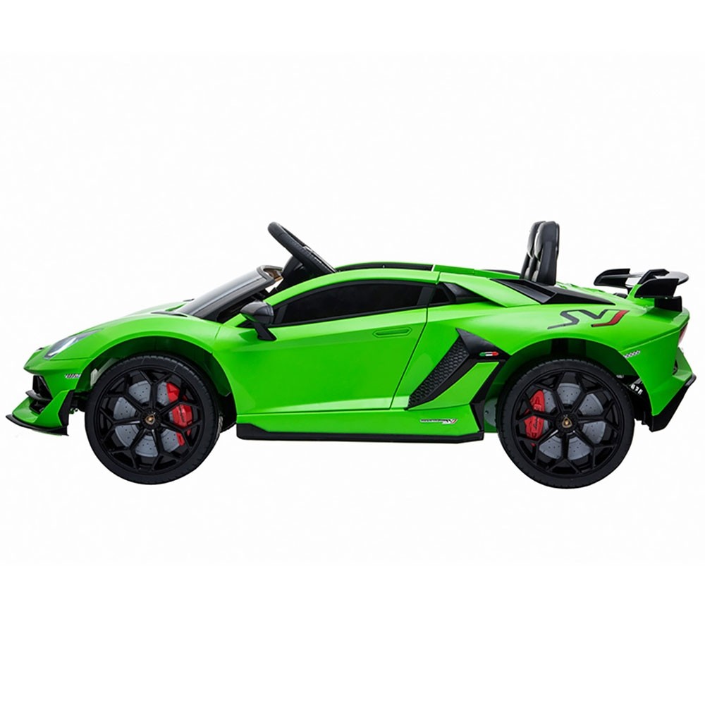 Masinuta electrica Chipolino Lamborghini Aventador SVJ green cu roti EVA image 10