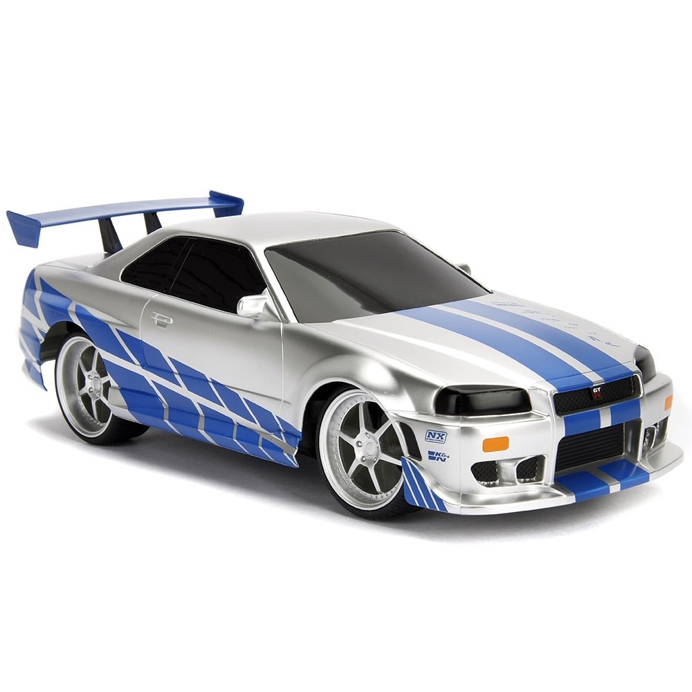 Masina Jada Toys Fast and Furious Nissan Skyline GTR 1:24 cu telecomanda image 3