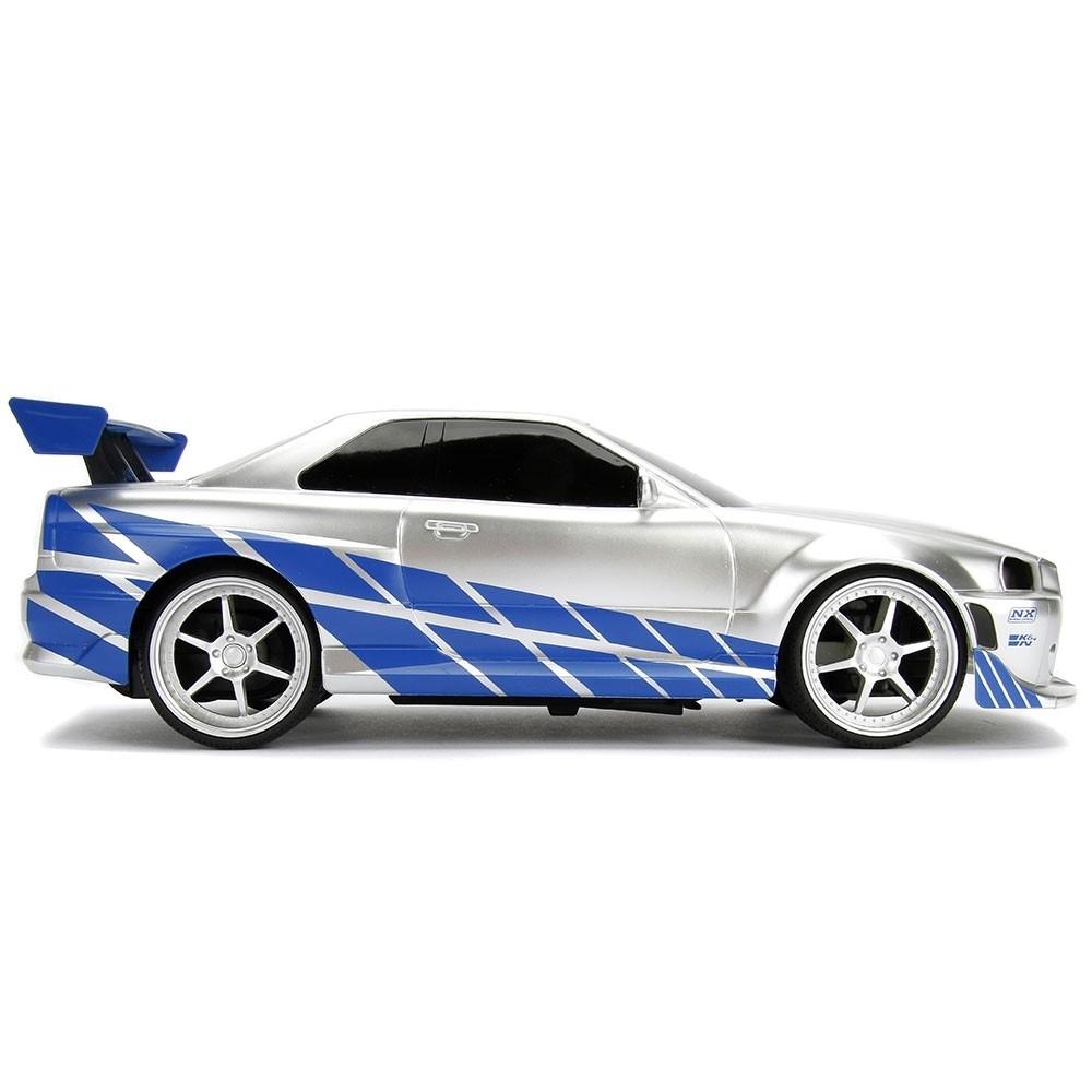 Masina Jada Toys Fast and Furious Nissan Skyline GTR 1:24 cu telecomanda image 4