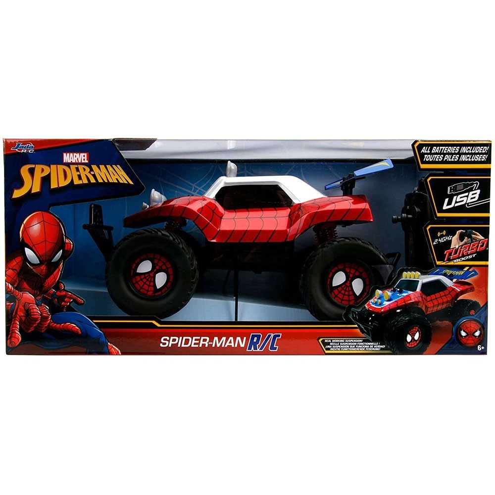 Masina Jada Toys Marvel Spider Man Buggy 1:14 cu telecomanda image 3