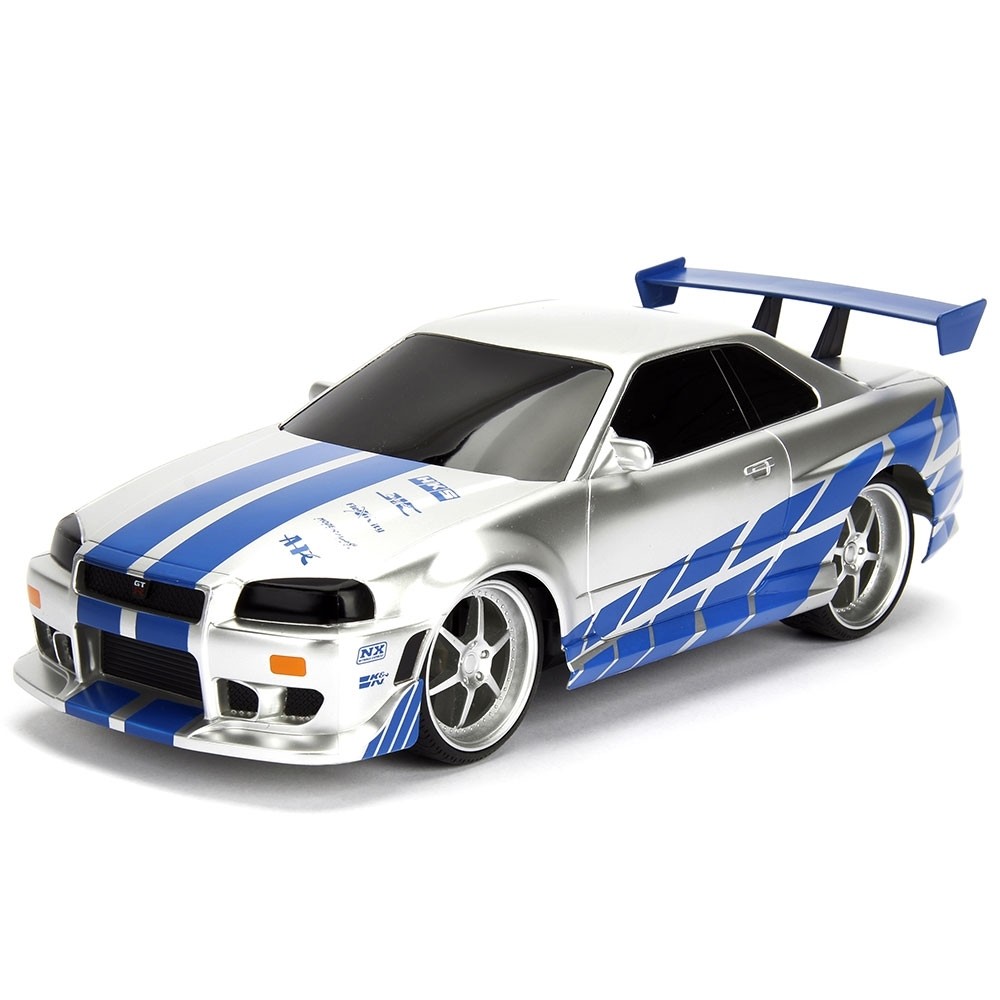 Masina Jada Toys Fast and Furious Nissan Skyline GTR 1:24 cu telecomanda image 7