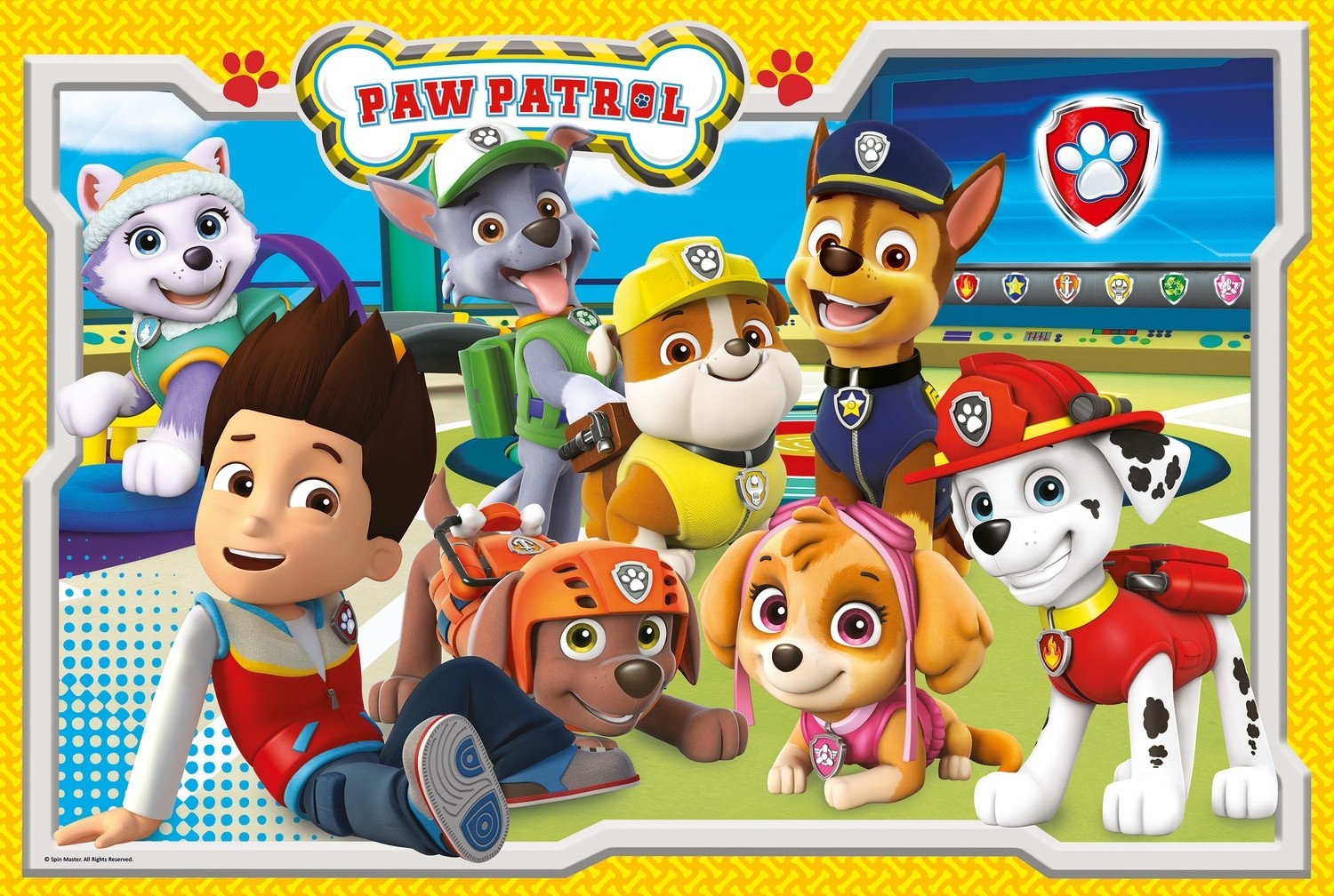 Puzzle Trefl Maxi Paw Patrol, Echipa vesela 24 piese image 1