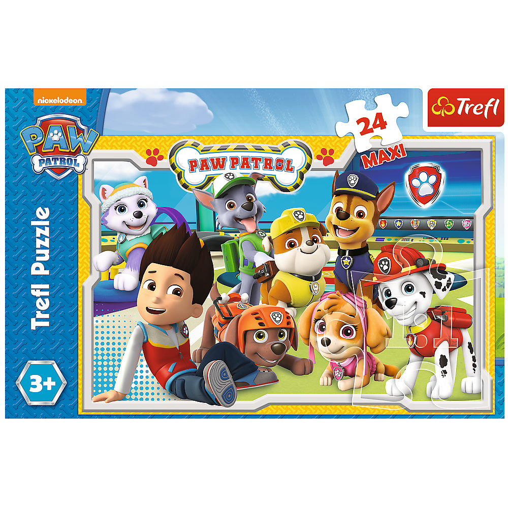 Puzzle Trefl Maxi Paw Patrol, Echipa vesela 24 piese image 2