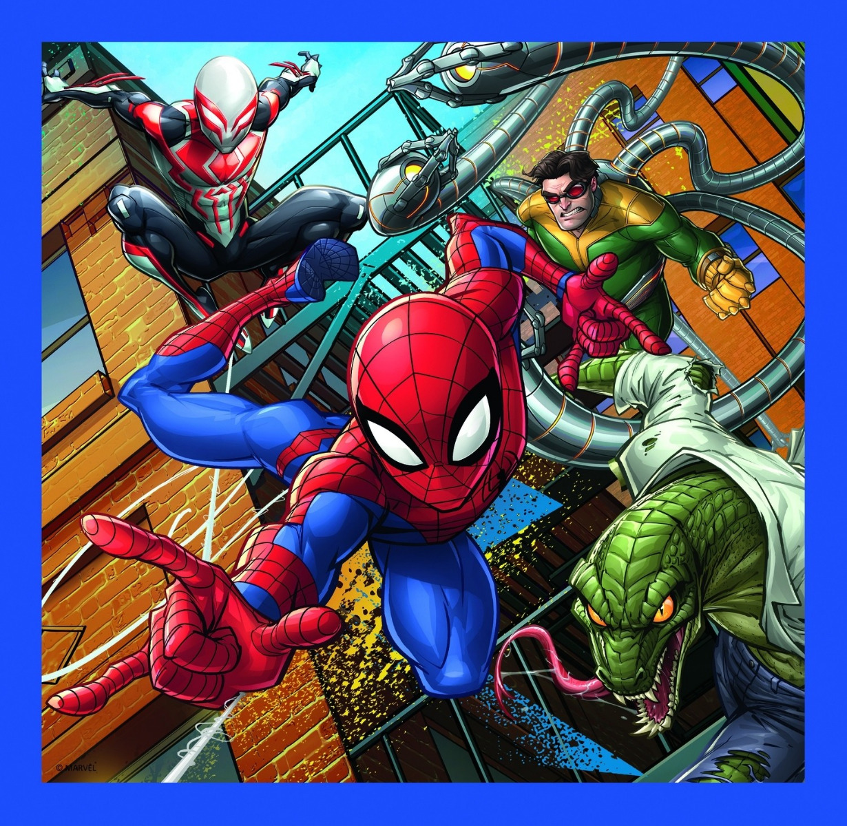 Set puzzle 3 in 1 Trefl Marvel Spider Man, Forta paianjenului, 1x20 piese, 1x36 piese, 1x50 piese image 3