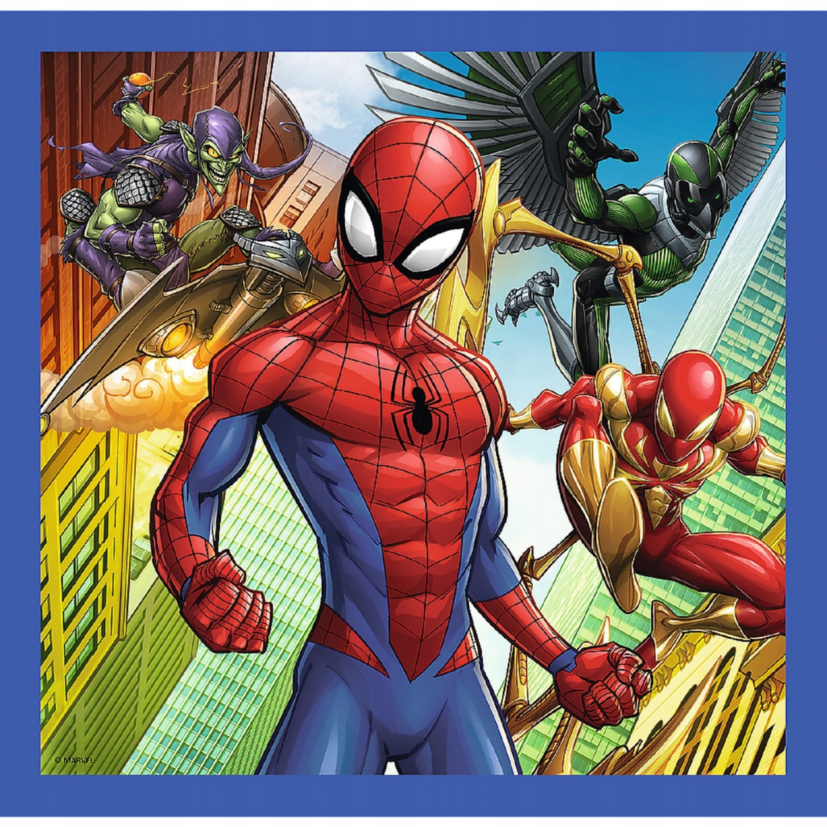 Set puzzle 3 in 1 Trefl Marvel Spider Man, Forta paianjenului, 1x20 piese, 1x36 piese, 1x50 piese image 4