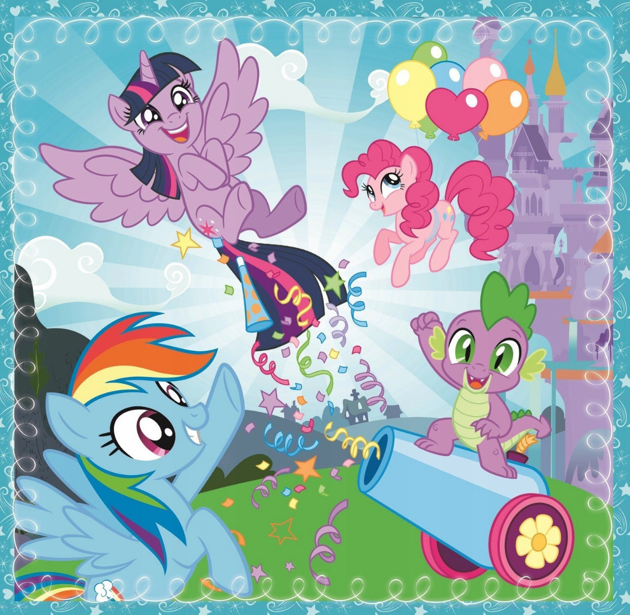 Set puzzle 3 in 1 Trefl My Little Pony, Zilele vesele ale poneilor, 1x20 piese, 1x36 piese, 1x50 piese image 3