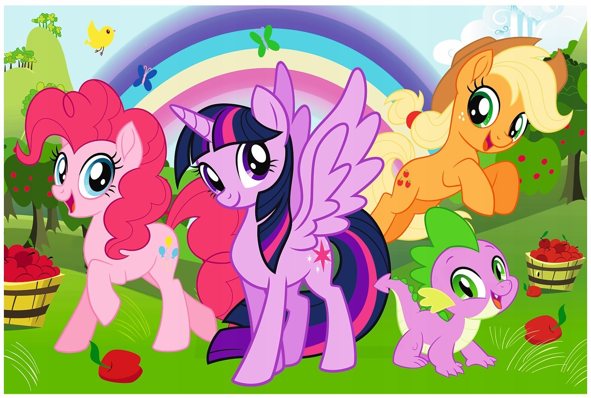 Puzzle Trefl My Little Pony, Curcubeul prieteniei 60 piese image 1