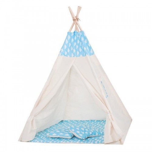 Cort copii stil indian Teepee Blue Clouds XXL image 2