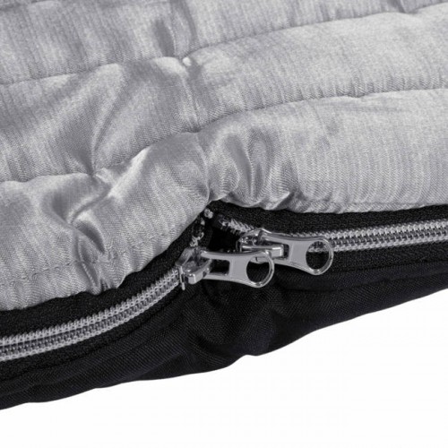 Sac pentru carucior calduros cu blanita detasabila Marelo Black Silver image 3