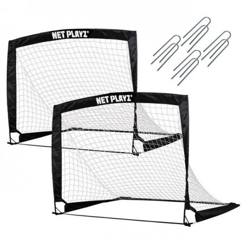 Set 2 porti de fotbal pliabile 125x90x90 cm