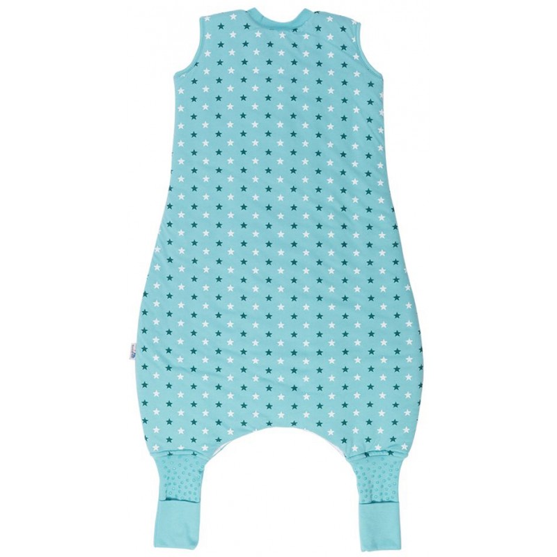 Sac de dormit cu picioruse si talpa antiderapanta Teal Stars 2-3 ani 2.5 Tog image 1