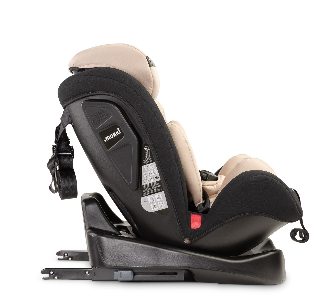 Scaun auto Caretero MOKKI Rear-facing 360 ISOFIX 0-36 Kg Beige image 4