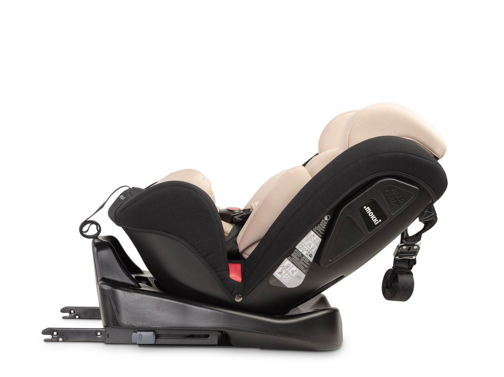 Scaun auto Caretero MOKKI Rear-facing 360 ISOFIX 0-36 Kg Beige image 5