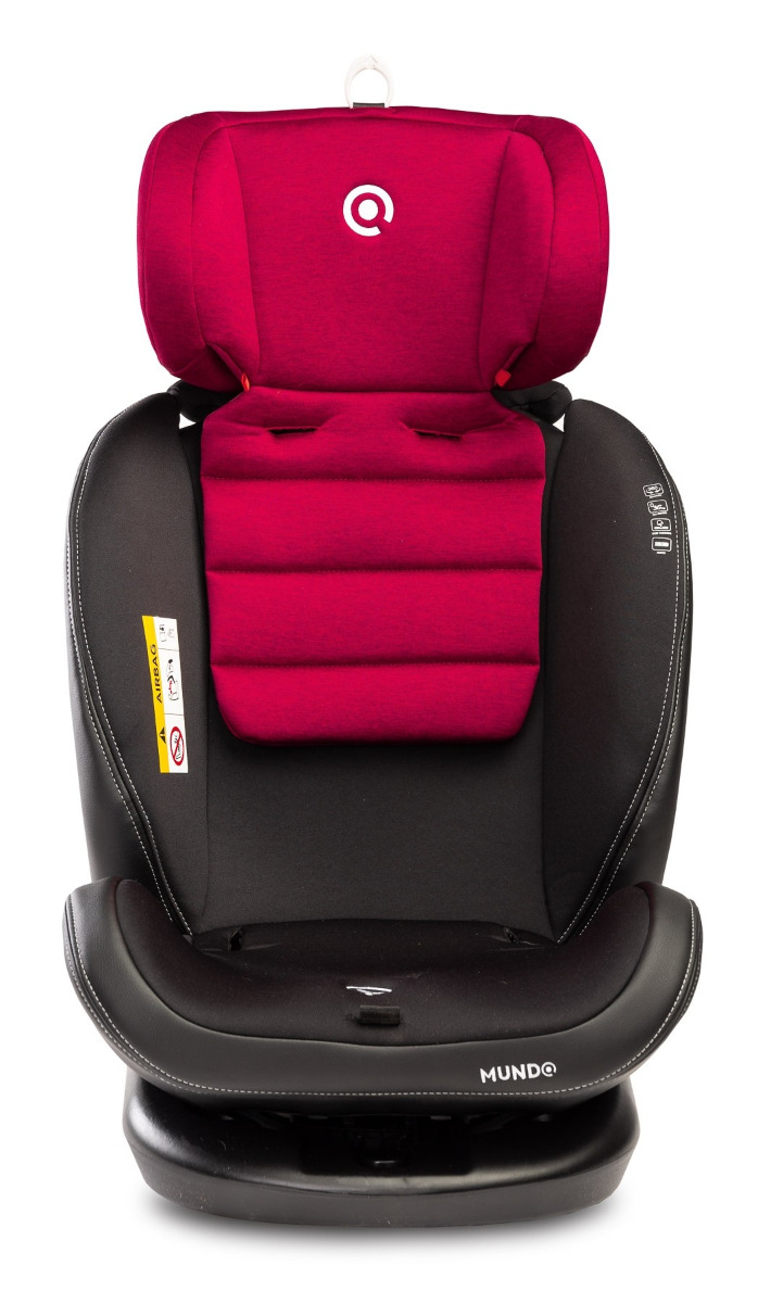 Scaun auto rotativ Caretero MUNDO 0-36 Kg Isofix Rosu image 10