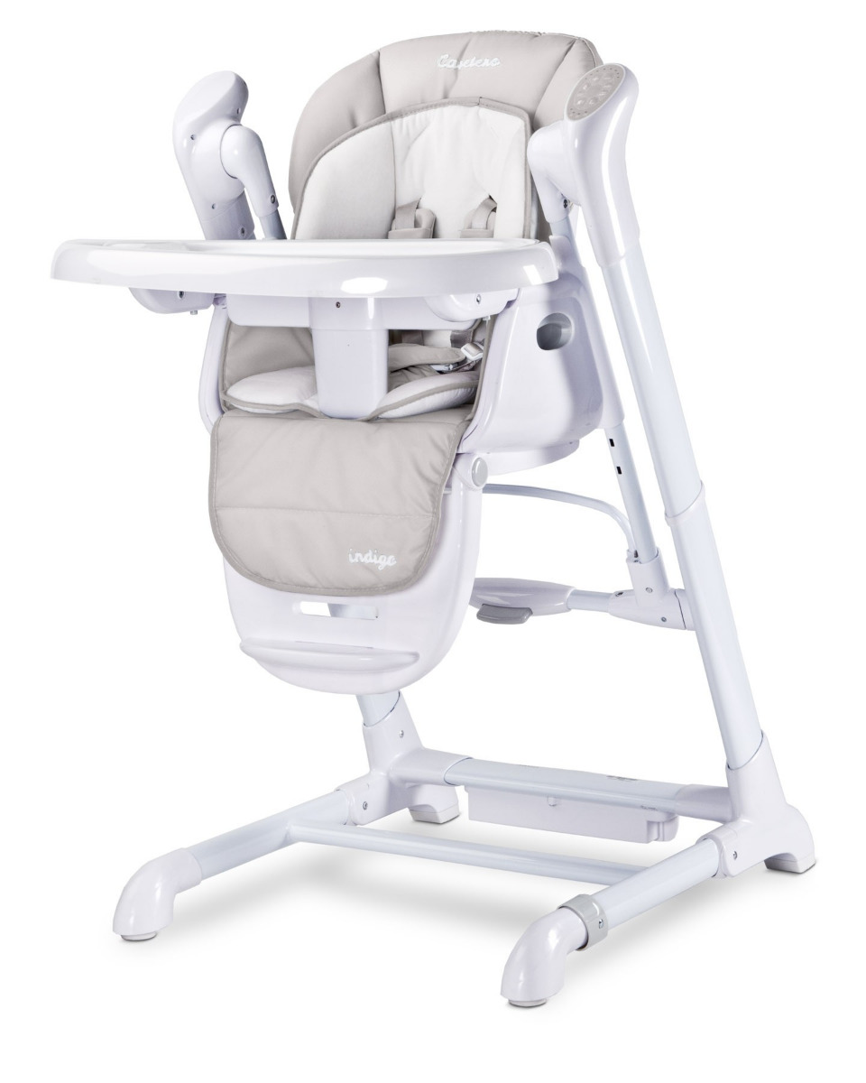 Scaun de masa cu leagan electric Caretero INDIGO 2 in 1 Light Grey image 8