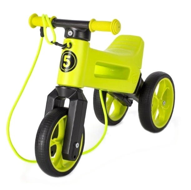 Bicicleta fara pedale Funny Wheels Rider SuperSport 2 in 1 Lime image 4