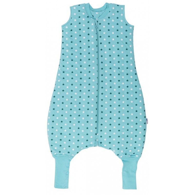 Sac de dormit cu picioruse si talpa antiderapanta Teal Stars 18-24 luni 2.5 Tog