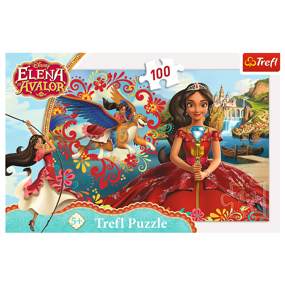 Puzzle Trefl Disney Elena Avalor, Magia din Avalor 100 piese image 1