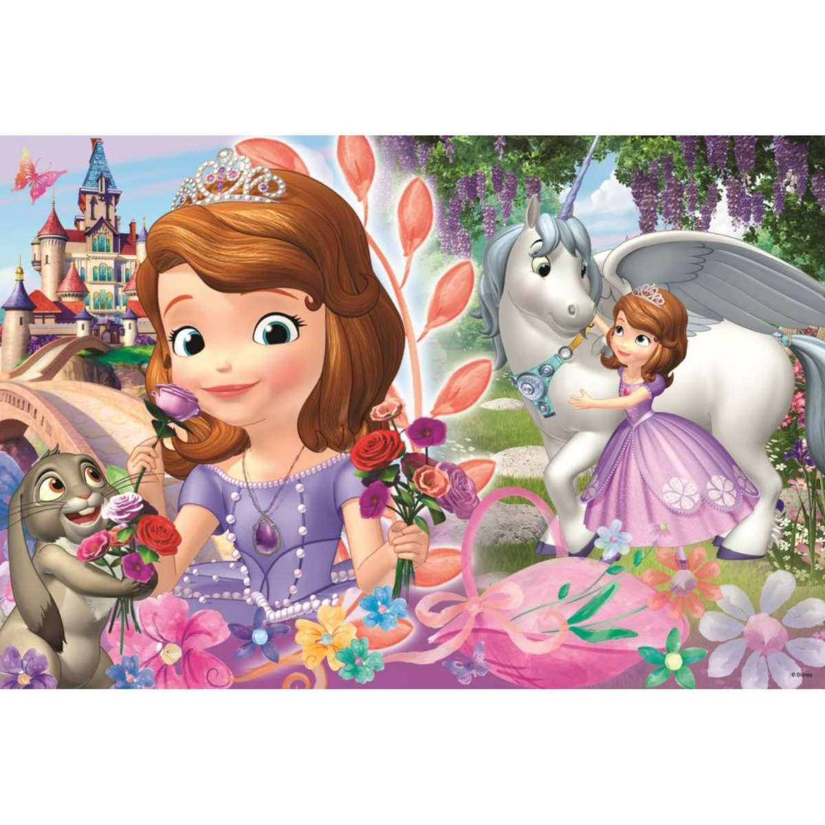 Puzzle Trefl Disney Sofia, Imparatia aventurilor 100 piese image 2