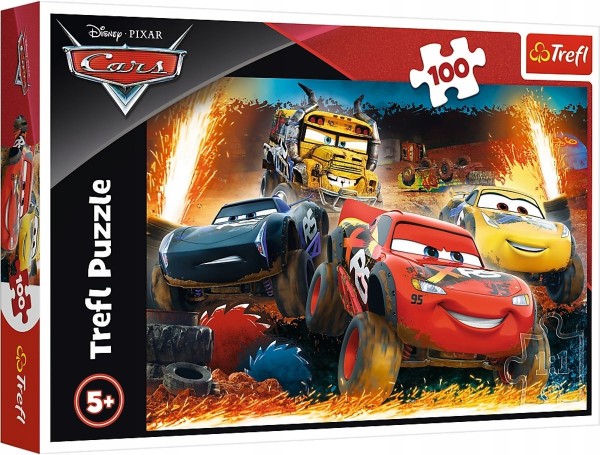 Puzzle Trefl Disney Cars, Cursa extrema 100 piese