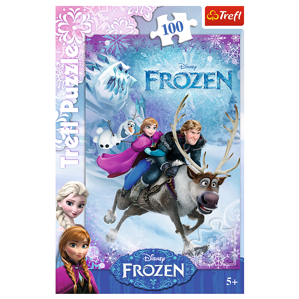 Puzzle Trefl Disney Frozen, Salvarea Annei 100 piese image 1